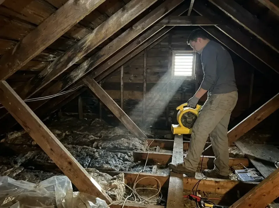 attic-water-damage-drying-proc-007 — frequently asked questions, Emergency Water Extraction & 24/7 Flood Response in Corbin,…